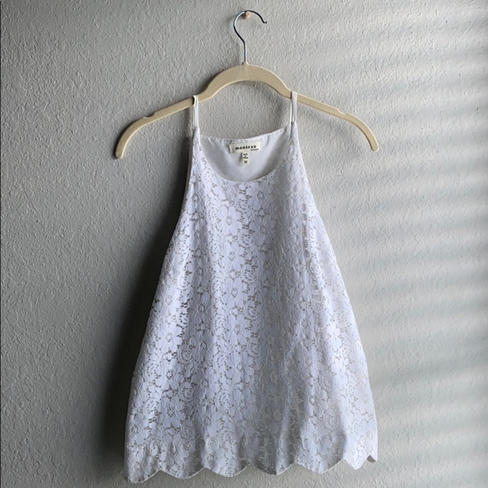 White Floral Blouse